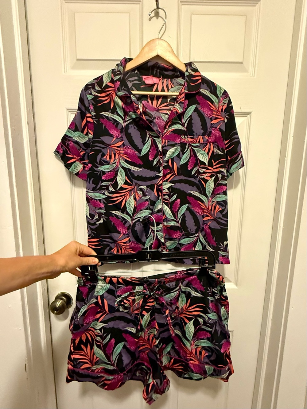 Fun Tropical Short Pajama Set - Large